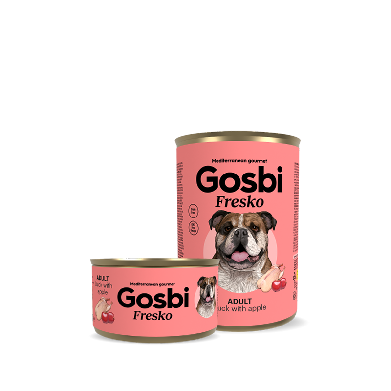 Fresko Dog Adult Duck with Apple